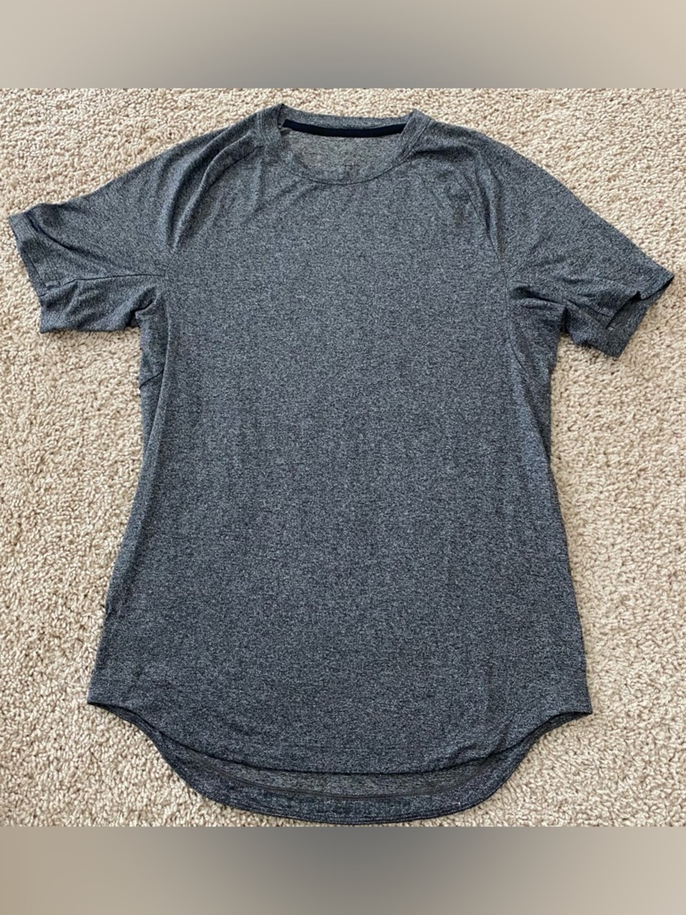 Lululemon Drysense Training Short Sleeve Shirt Grey Black